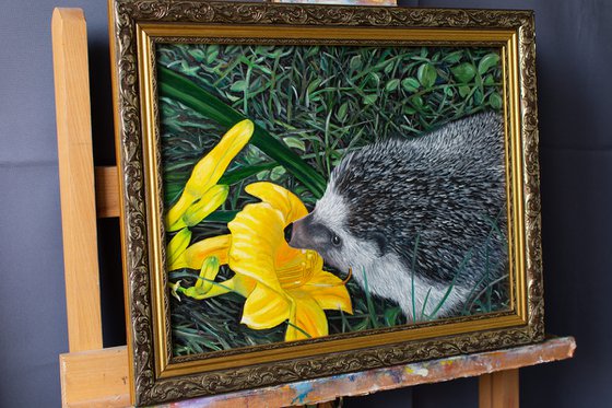 A hedgehog named Little Needle by Vera Melnyk