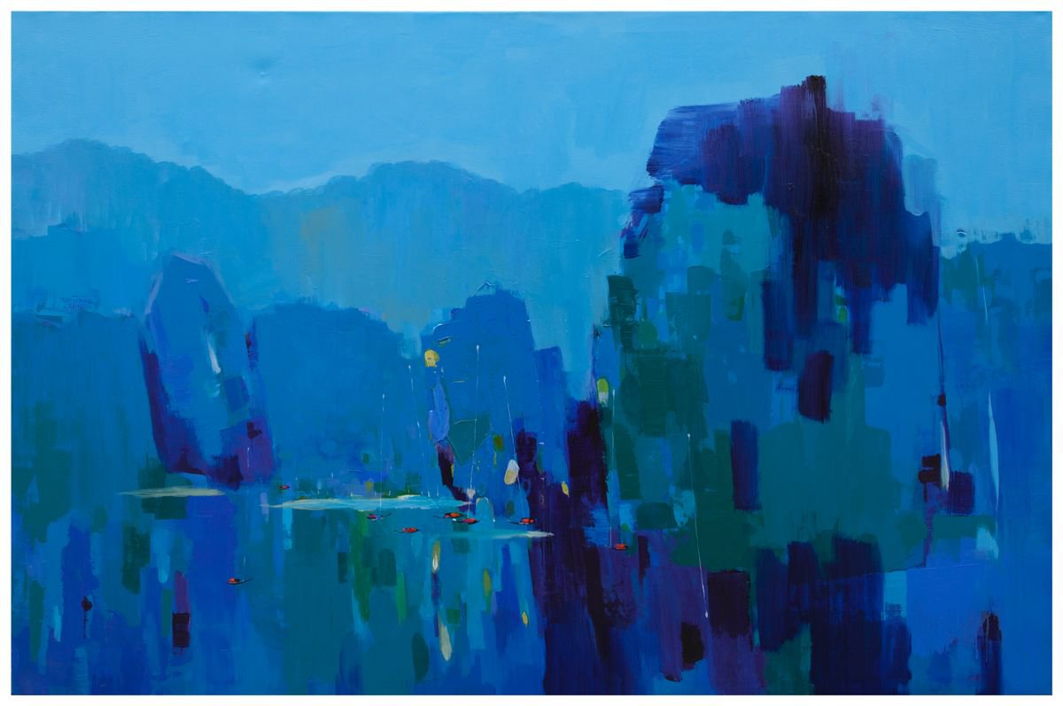 Blue mountains by The Khanh Bui
