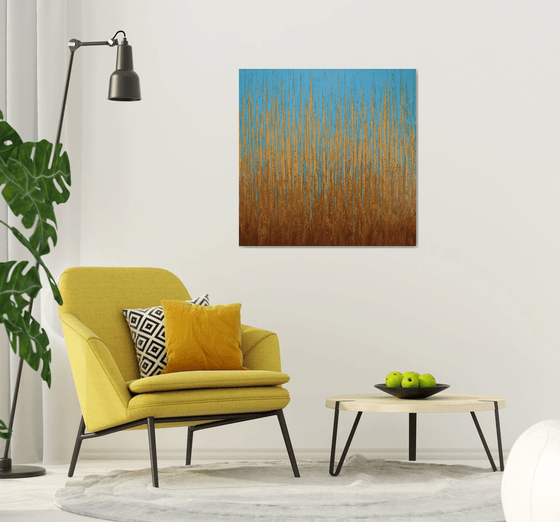 Blue Gold - Textured Field