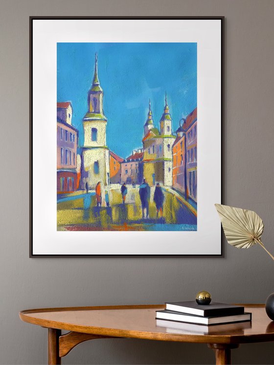 Morning colors of the old town