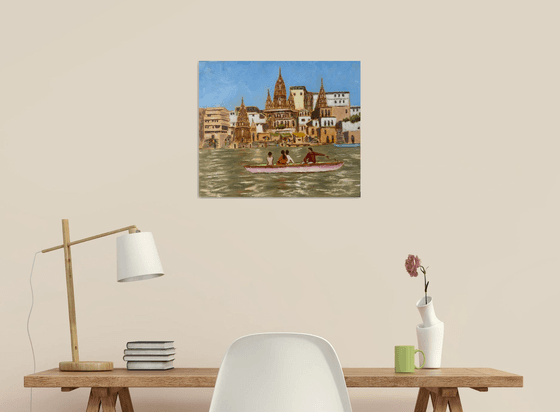 Benaras - Temples at Manikarnika Ghat