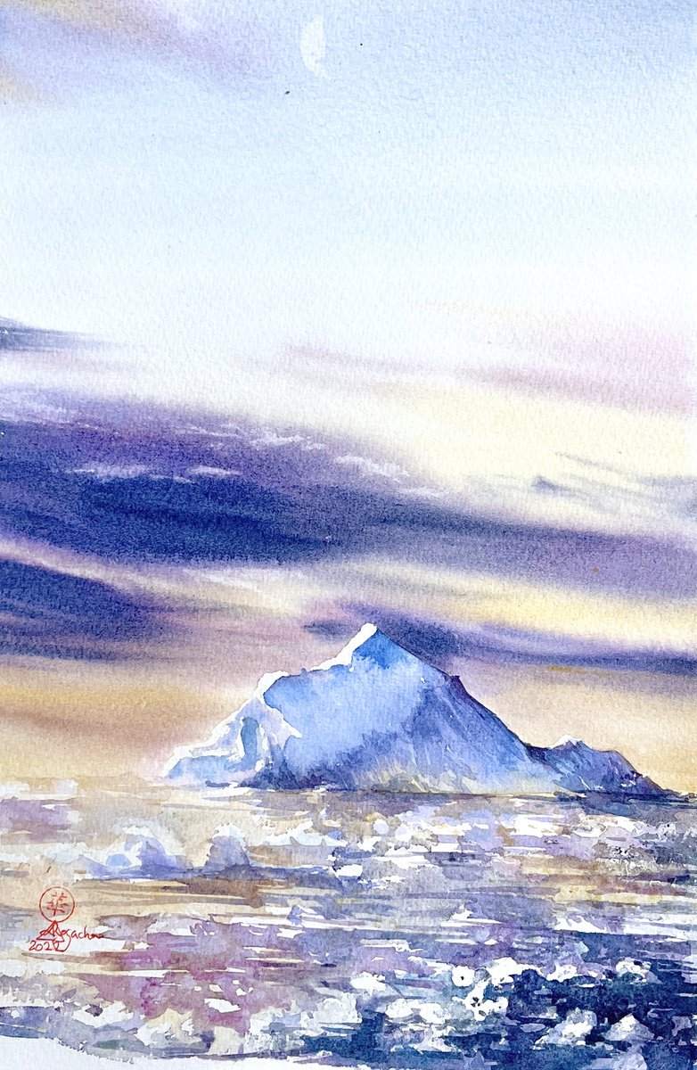 Antarctic Sketches #3 by Larissa Rogacheva