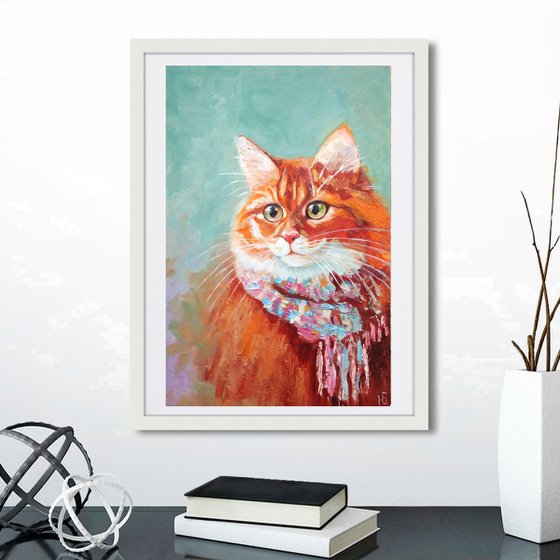 Ginger Cat Portrait