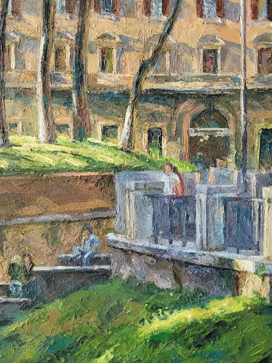 Evening in Rome, St. Angelo