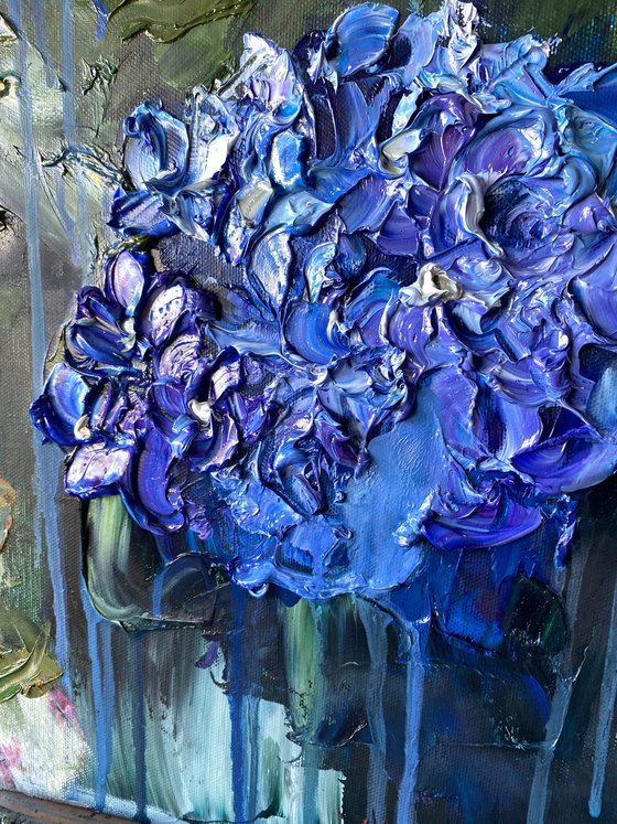 Hydrangea Garden I — Large Floral