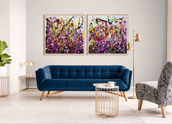 The Wild Floralia Diptych