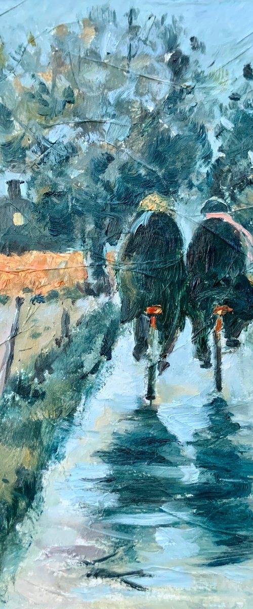 Rainy Ride by Alexandra Jagoda (Ovcharenko)