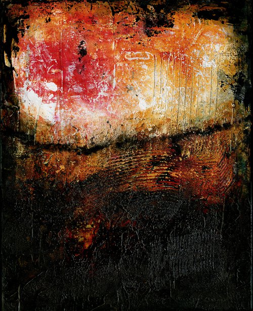 Calling Spirit 8 - Abstract Textured Painting  by Kathy Morton Stanion by Kathy Morton Stanion