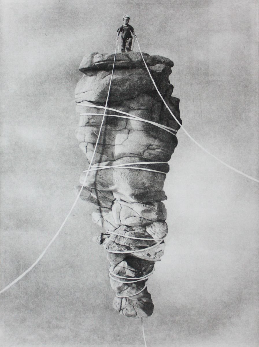 Landscape Etchings & Engravings By Jaco Putker, 10 X 13, The Grounds No.4, Original Artwork