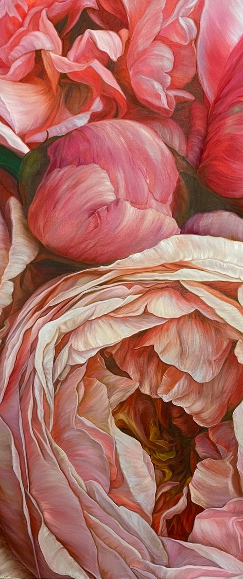 Red flowers by Elena