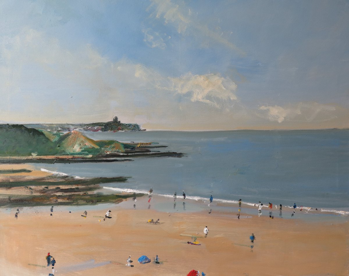 View of Cayton Bay by Malcolm Ludvigsen
