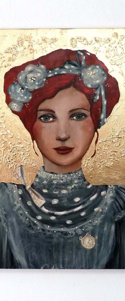 Lily doll 27 x 41 cm. by Loetitia Pillault