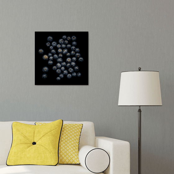 Blueberry Scanner Art