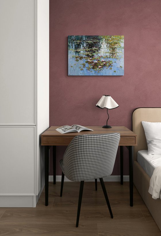 White Water Lilies Pond