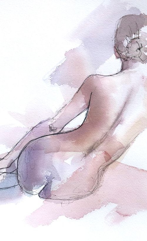 Nude XXVI “Ease II” by Aimee Del Valle