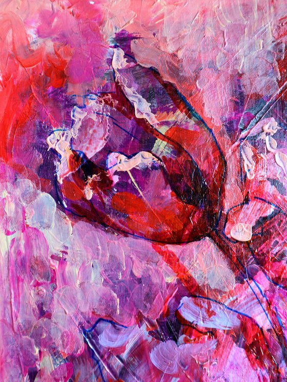 Fantasy with Flowers 338: paper 59x42cm