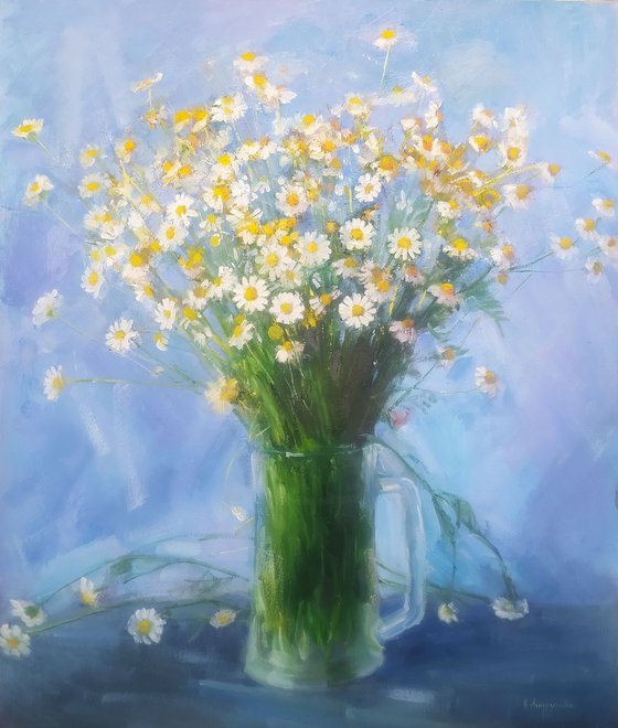 Tansy and daisies