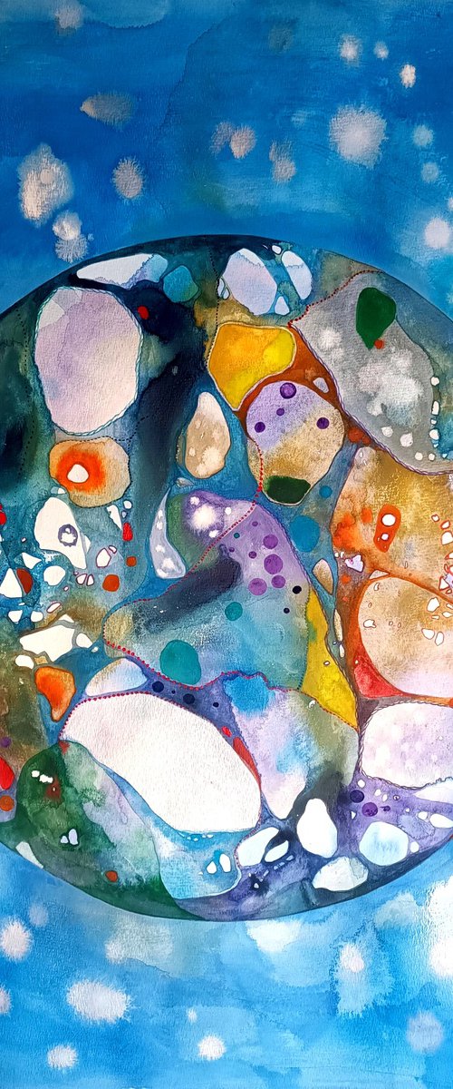 Silver planet by Ilaria Finetti