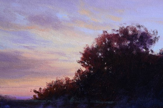 Dawn over the river