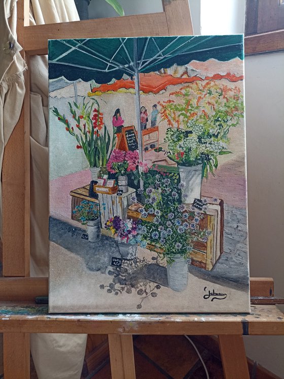 Flowers in the market