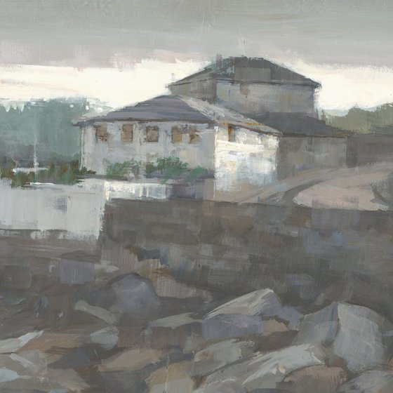 Swanpool Beach at Dusk