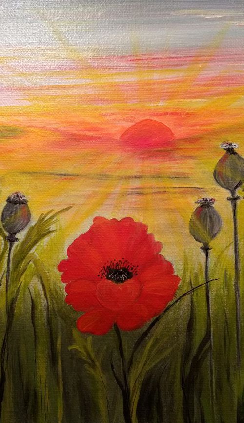 At the going down of the Sun by Anne-Marie Ellis