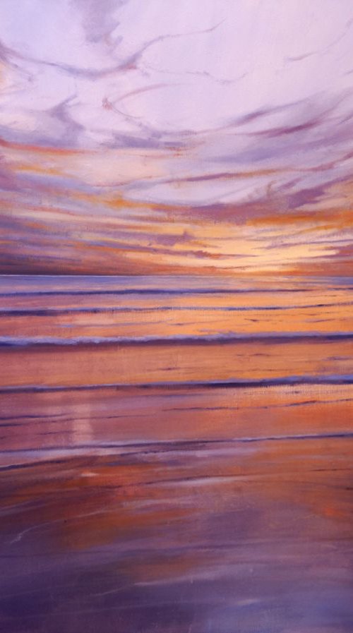 ESPEJO SALADO IV, LARGE PAITING 129x98 by Rafael Carrascal
