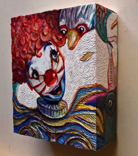 - AMARENA CLOWN - ( 20 x 17 x 6,5 cm )