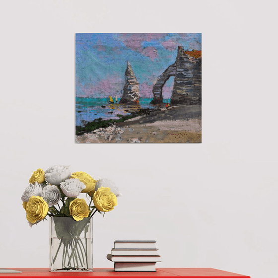 Morning in Etretat