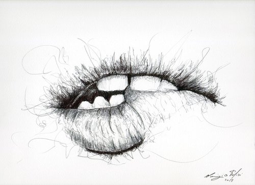 Lust -- Scribble art series by Maurizio Puglisi