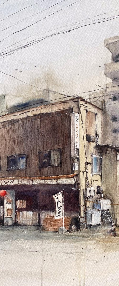 Old unagi restaurant in Japan by Leyla Kamliya
