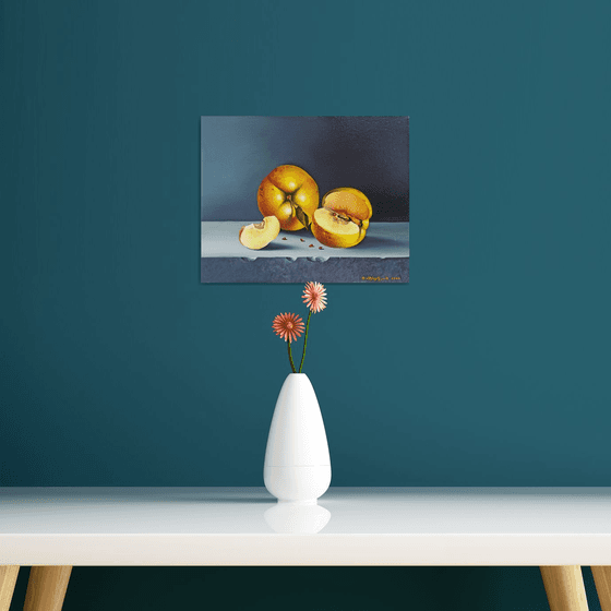Still life with quince