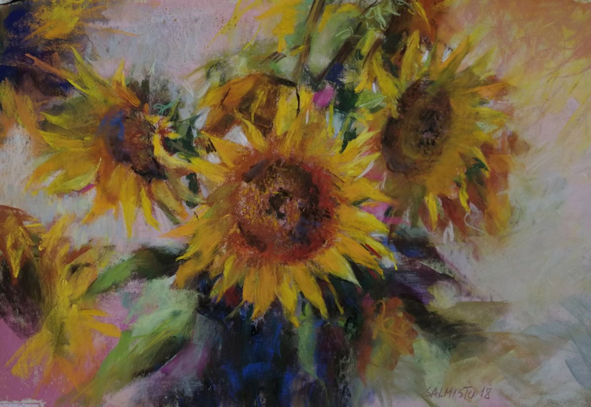 Sunflowers 5 by Silja Salmistu