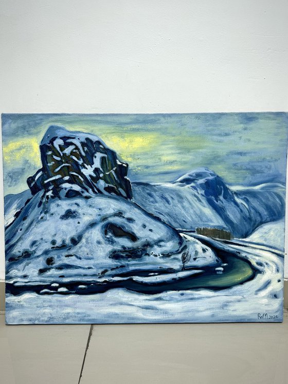 “Winter in the mountains”