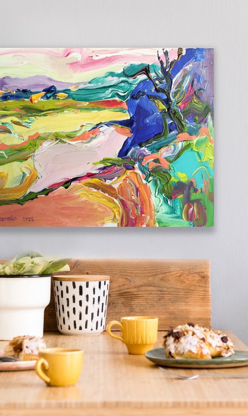 Abstract Landscape by Ole Karako