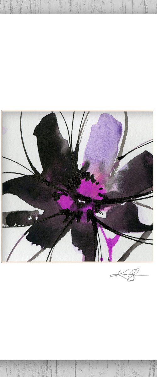 Organic Impressions 2019-31 - Flower Painting by Kathy Morton Stanion by Kathy Morton Stanion