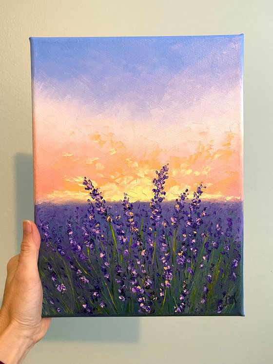 Lavender sunset