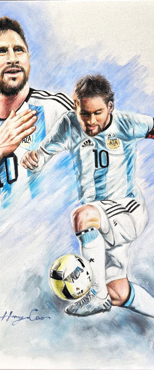Lionel Messi by Henry Cao