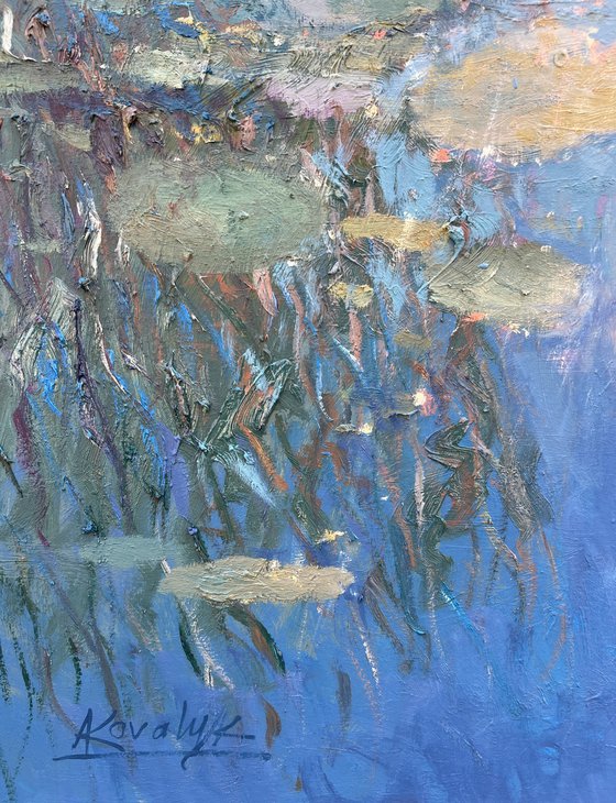 Water Lilies and Reflections