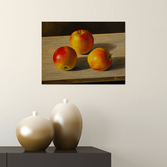 Three Apples. Still Life/12