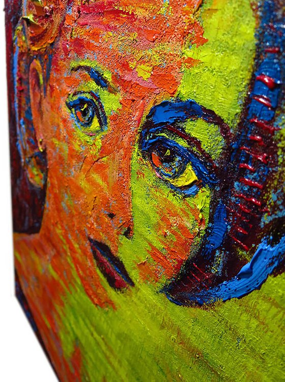Original Oil Painting Woman