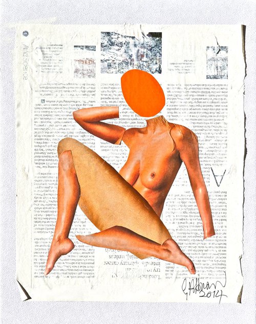 Orange Nude by Geoff Howard