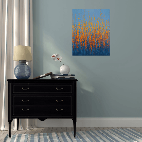 Blue and Orange - Color Field