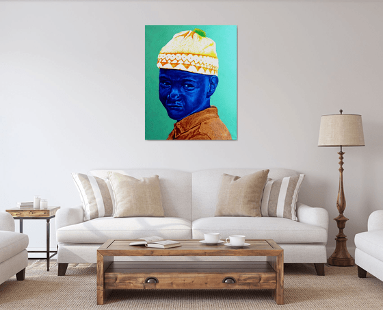 "Blue Boy With A Smile"