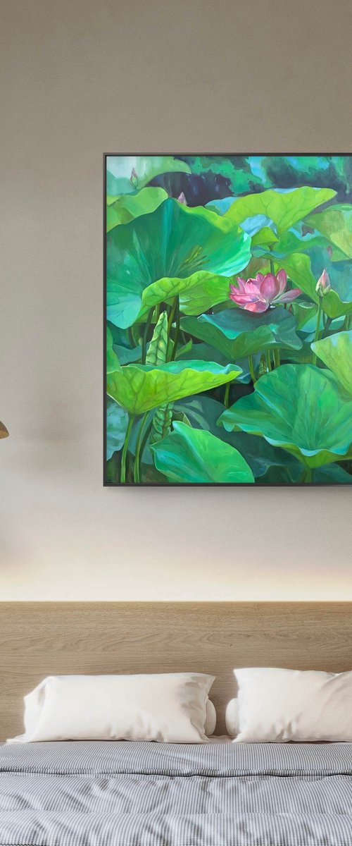 Blooming lotuses. Maturity by Guzel Min
