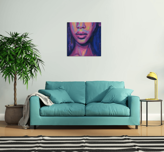 Chic ▪︎ modern African woman wall art