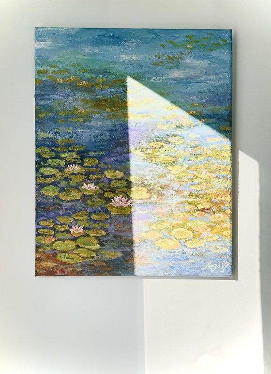 Blue Waterlily Pond
