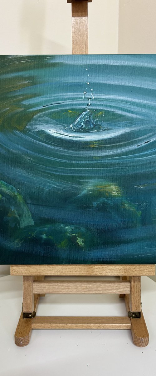 “The silence between my thoughts became.. by Alena Panchishin