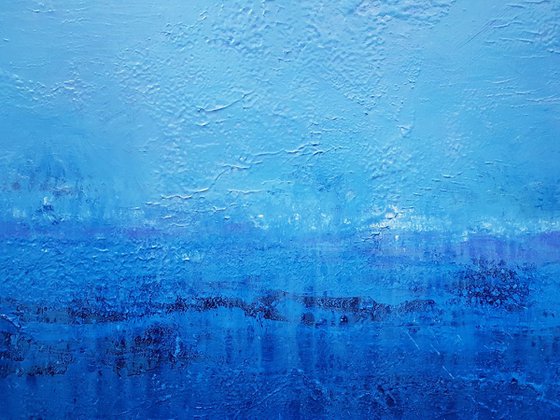 Blue Serenity, 90x60cm, ready to hang