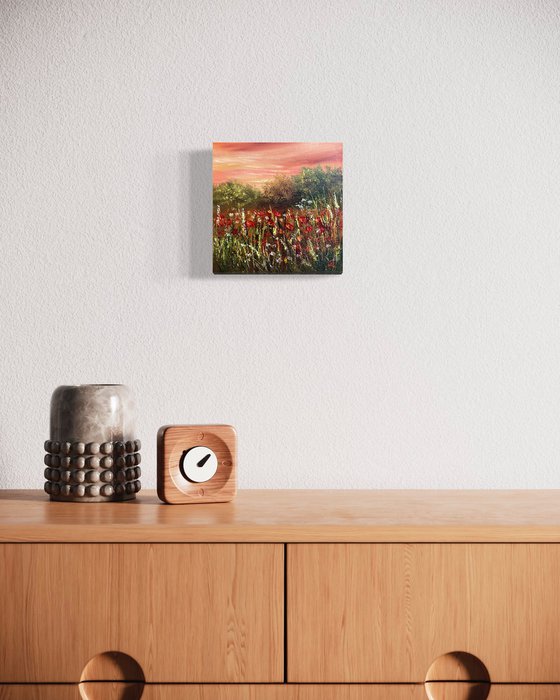 Tenderness mood series - Orange sunset